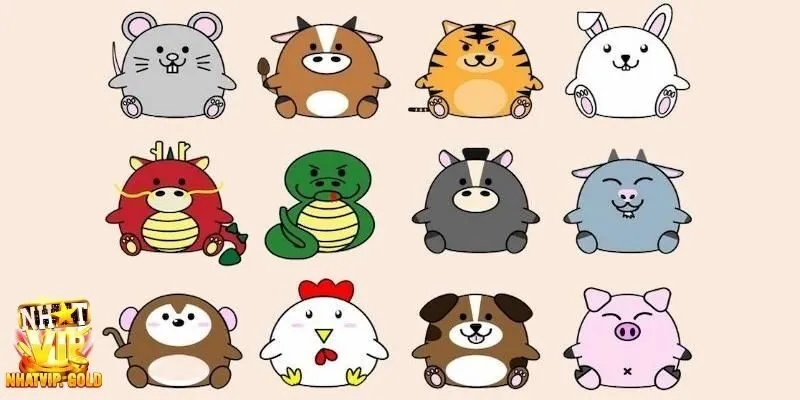 Bảng số đề tổng hợp các con vật từ 00 - 99 