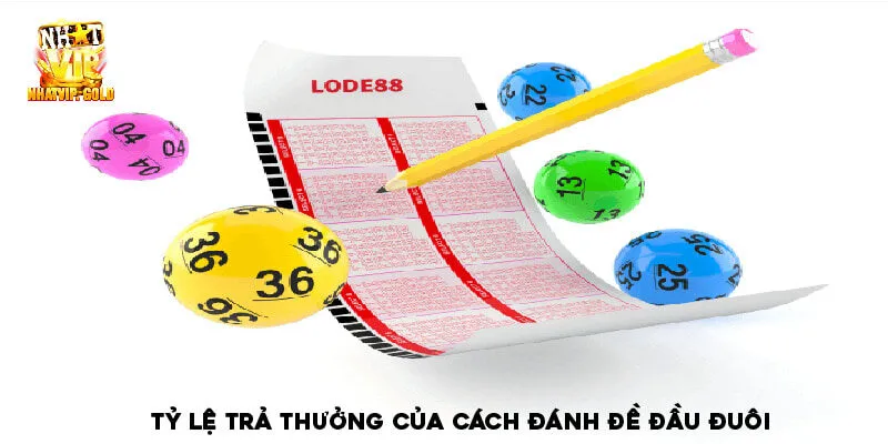 Tỷ lệ trả thưởng của cách đánh đề đầu đuôi 